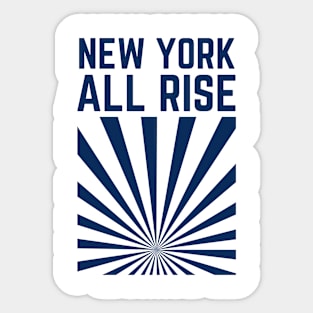 New York All Rise Sticker